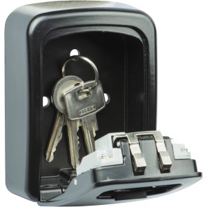 Burg Wächter Key Safe 30 SB cassetta portachiavi aperta con chiavi. Cassaforte per chiavi.