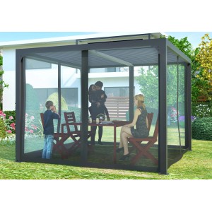 Tenda zanzariera per pergola bioclimatica 3630 antracite