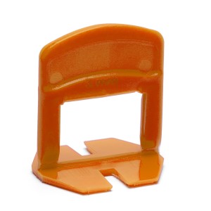 Distanziatore per piastrelle t.b.t. arancione in plastica per fughe uniformi.