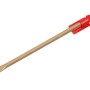 Scalpello da elettricista LUX 250 mm Comfort, scalpello in acciaio al cromo-vanadio con protezione rossa.