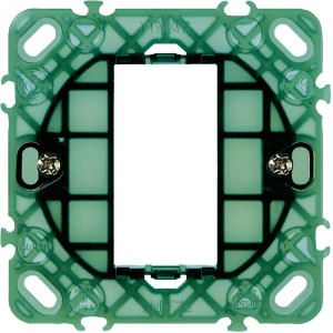 Placca di copertura verde Vimar per interruttori e prese.