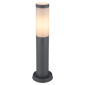 Piantana LED Da Giardino 60cm Con Portalampada E27 E 2 Prese Schuko E Sensore Di Movimento  Max 60w Colore Grigio Ip44 82947791