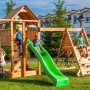 Gioco da giardino Fortress con scivolo e altalena 560x445xh305 cm_2