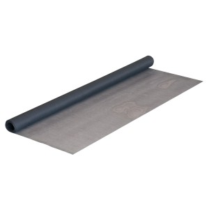 Zanzariera t.b.t. grigia arrotolata per finestre e porte.