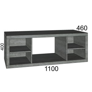 Mobile bagno grigio con scomparti aperti, ideale per accessori da bagno e decorazioni.