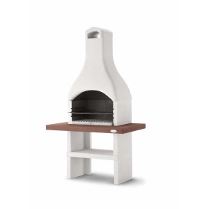 Barbecue a carbonella Palazzetti Oslo griglia 68x40 cm in cemento