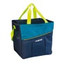 Borsa da campeggio t.b.t. blu e verde con manici.