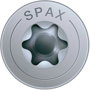Dettaglio: Vite universale Spax con testa a rondella e attacco T-Star plus.