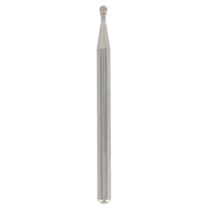 Fresa diamantata Dremel 7103, 2 mm, per miniutensili, lavori di dettaglio.