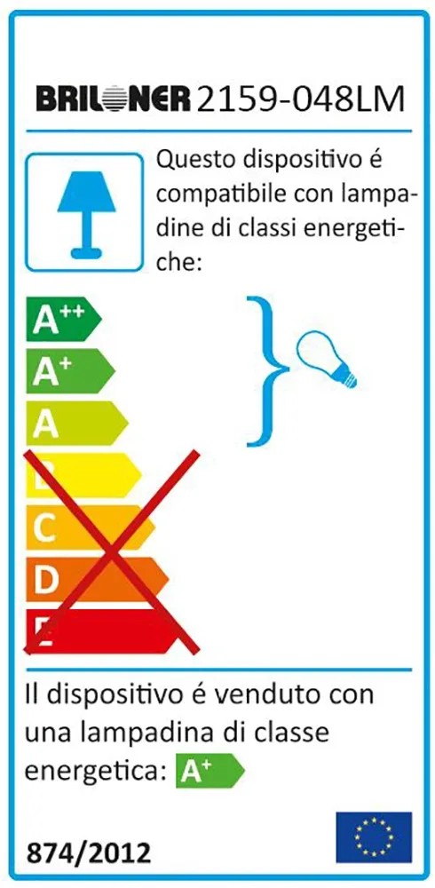 Plafoniera LED Da Bagno BRILONER 12W | 1200 Lumen 4000K IP44 - Bianco Ø28.8cm - Foto 4