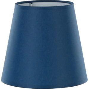 Paralume blu per lampade da tavolo o da terra.