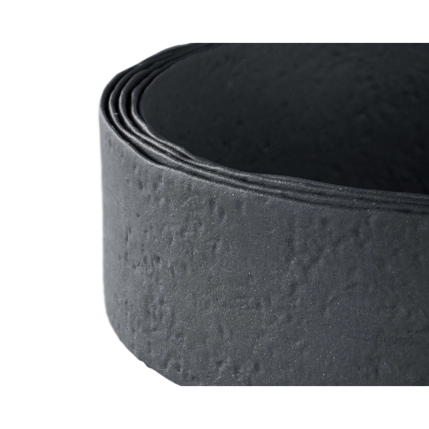 Bordura per prato t.b.t. grigio scuro per giardino, dettaglio della texture.