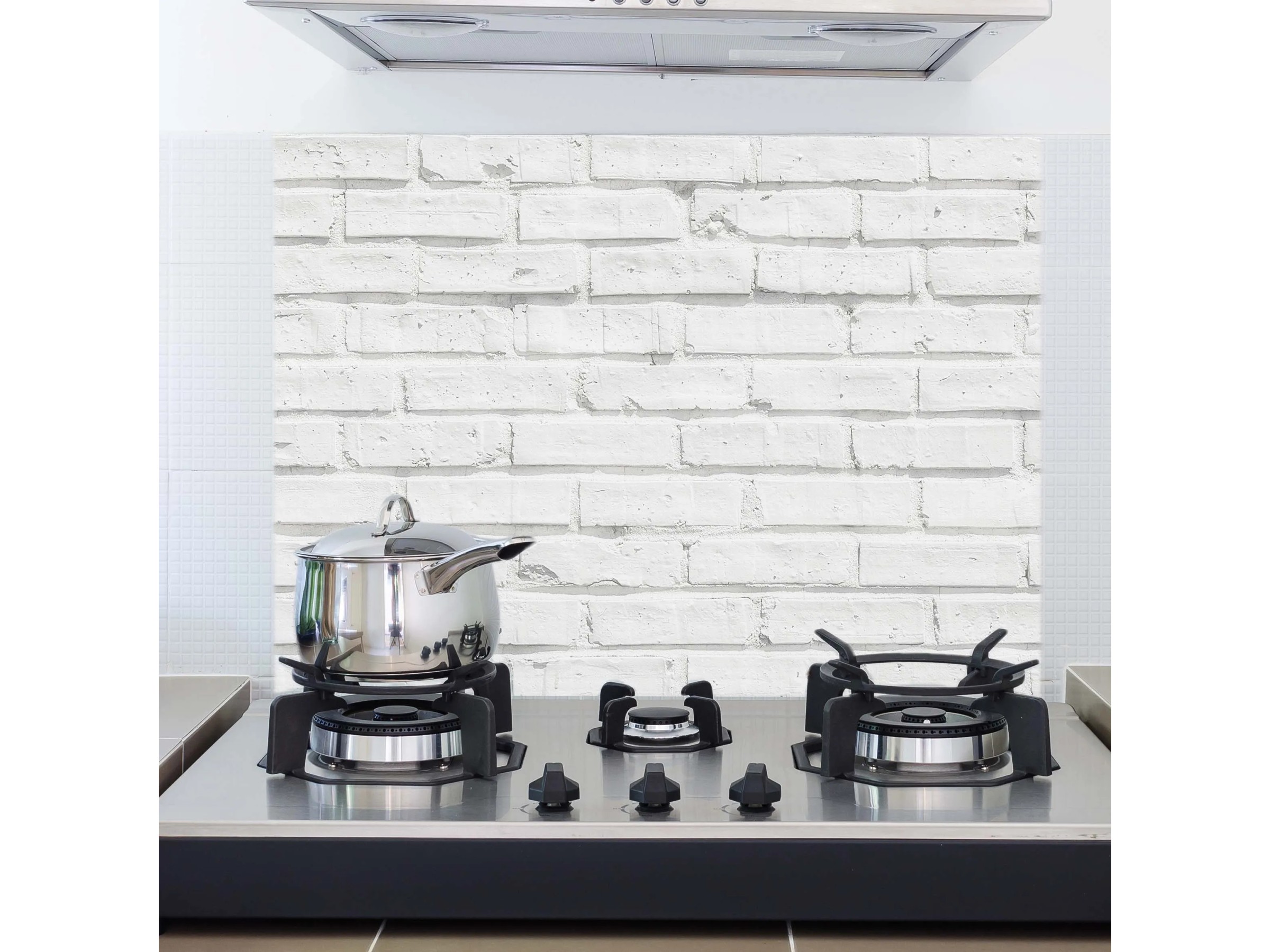 Tavolo Lavoro da Cucina con Paraschizzi 55x55x93cm Acciaio Inox 55 x 55 x 93 cm / Multicolor