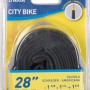 Camera d'aria per bici da città 28 pollici, valvola Schrader, confezionata.