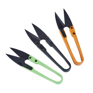 Tre tagliafilo t.b.t. in verde, nero e arancione per tagli precisi.