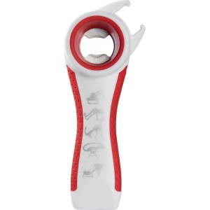 Culinario multi-apribottiglie 5 in 1, utensile da cucina per aprire lattine, bottiglie e barattoli.