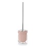 Set scopino WC t.b.t. con contenitore rosa e manico cromato.