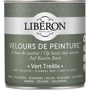 Idropittura lavabile Velours de Peinture Liberon Vert Treillis 0,5 L