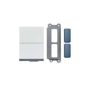 Accessori t.b.t. per Citofoni, composto da campo di etichettatura, telaio e pulsanti.