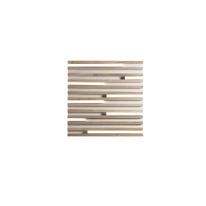 Plafoniera LED Kuma legno 24W CCT 2700/3200/4000K L41x41xH5,2 cm bianca
