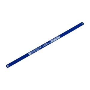 Lama per sega LUX in metallo blu, 300mm, 24 denti, adatta per seghe a mano e lime.