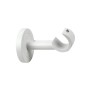 Supporto per bastone per tende t.b.t. bianco per montaggio a parete.
