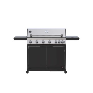 Barbecue a gas Jamestown Grill Kane 6 bruciatori 21 kW nero
