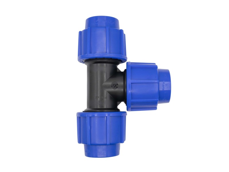 LST Raccordo A T Per Tubo PE Da 17mm - Kit 5 Pezzi Per Irrigazione E Micro-Drip