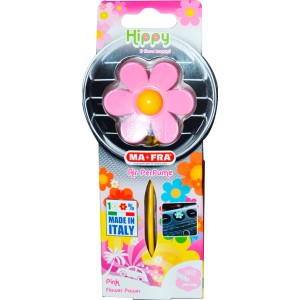 t.b.t. Profumatore auto con fiore rosa per griglia di ventilazione.