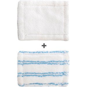 Panno di ricambio per lavavetri bagno e piastrelle, microfibra, set da 2.