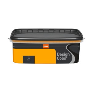 OBI Design Color Physalis, pittura per interni giallo opaco in secchio da 2,5 l.