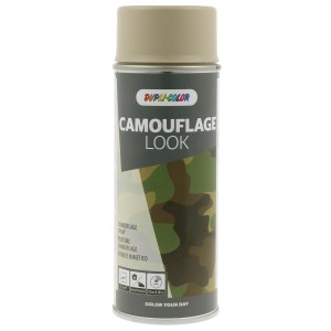 Dupli-Color Vernice spray Camouflage Grigio Opaco, bomboletta da 400ml per riparazioni di vernice.