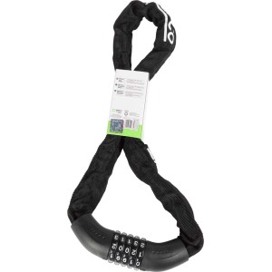 Lucchetto per bici t.b.t. nero con combinazione numerica per alta sicurezza.