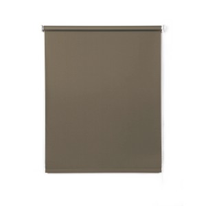 Tenda a rullo marrone di t.b.t. per finestre e porte.