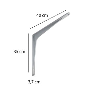 Reggimensola in alluminio 400x350 mm