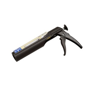 LUX Pistola per cartucce Comfort con sistema antigoccia per sigillanti, in plastica.