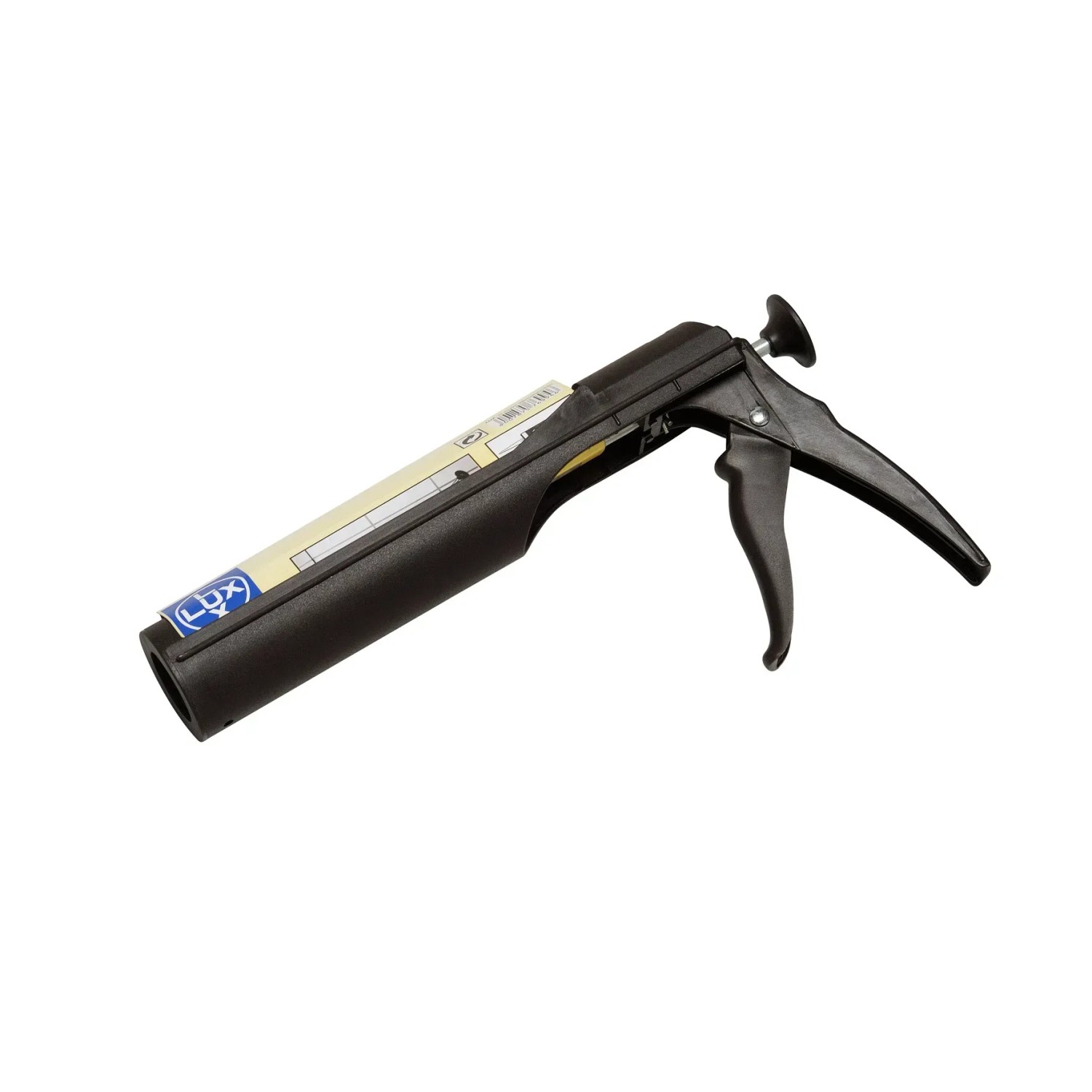 LUX Pistola per cartucce Comfort con sistema antigoccia per sigillanti, in plastica.