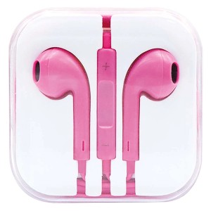Cuffie t.b.t. rosa in confezione trasparente.