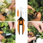 Forbici da giardino Fiskars Microtip SP130 per giardinaggio di precisione e tagli accurati.
