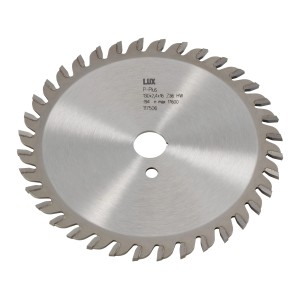 Lama per sega circolare LUX HM, 130 mm, 36 denti per tagli netti nel legno.