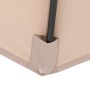 Dettaglio: Ombrellone a braccio Alvarado beige (Ø 300 cm) con palo e angolo in tessuto.