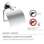 Accessorio doccia t.b.t., cromato, per montaggio a parete.
