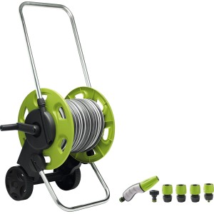 t.b.t. Avvolgitubo con tubo e accessori.