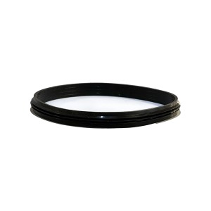 Anello di tenuta nero per tubi di scarico fumi, accessori per canne fumarie.