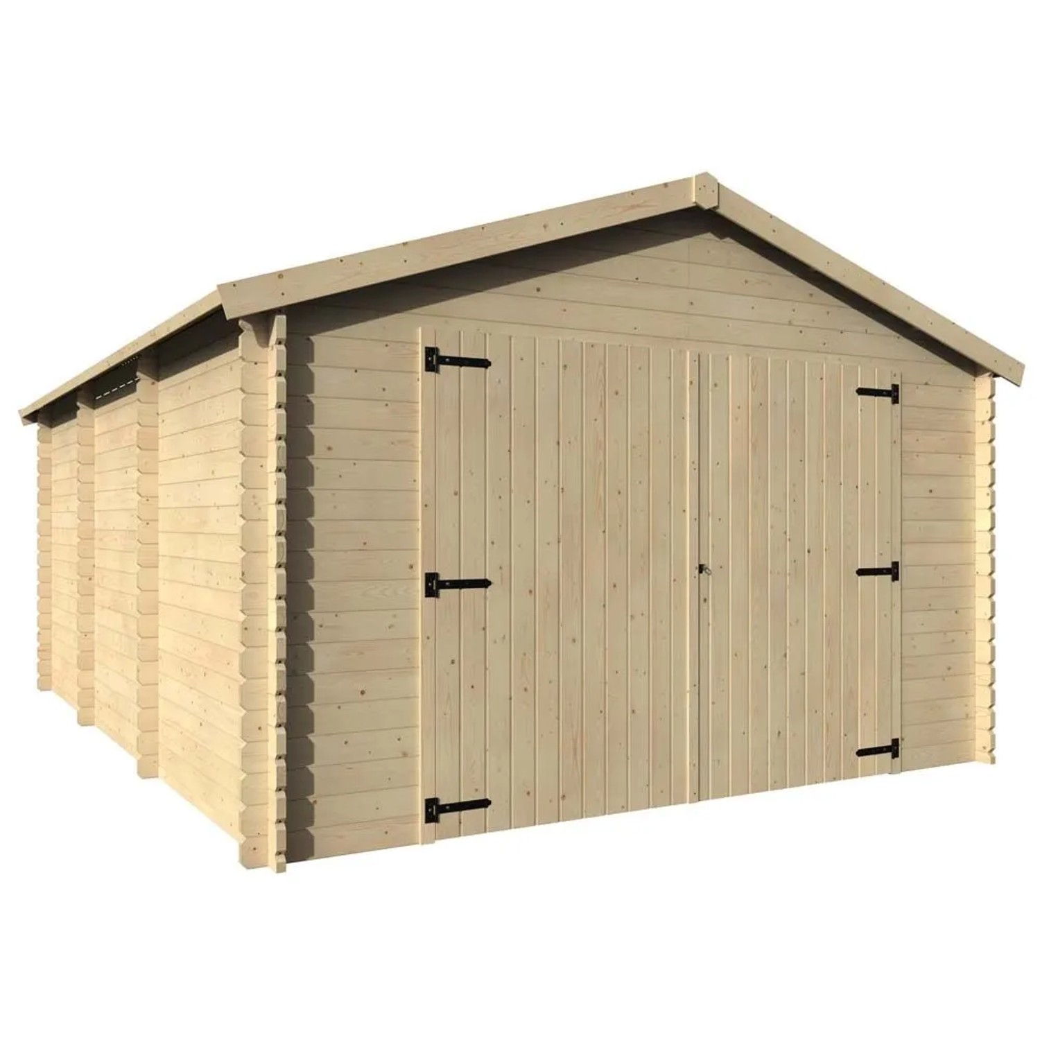 Garage in legno Garodeal H267xL409XP524 cm_2