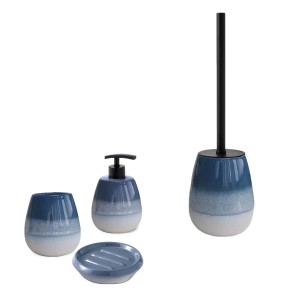 Dosasapone bagno Shjla in ceramica 450 ml blu