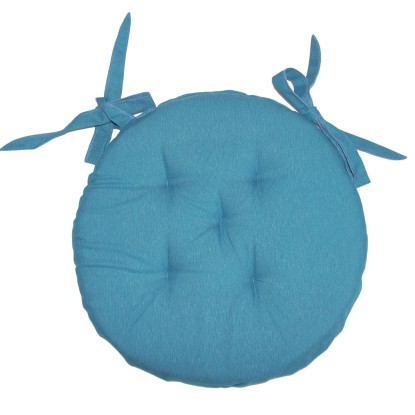 Coprisedia tondo colore petrolio Ø 40 cm