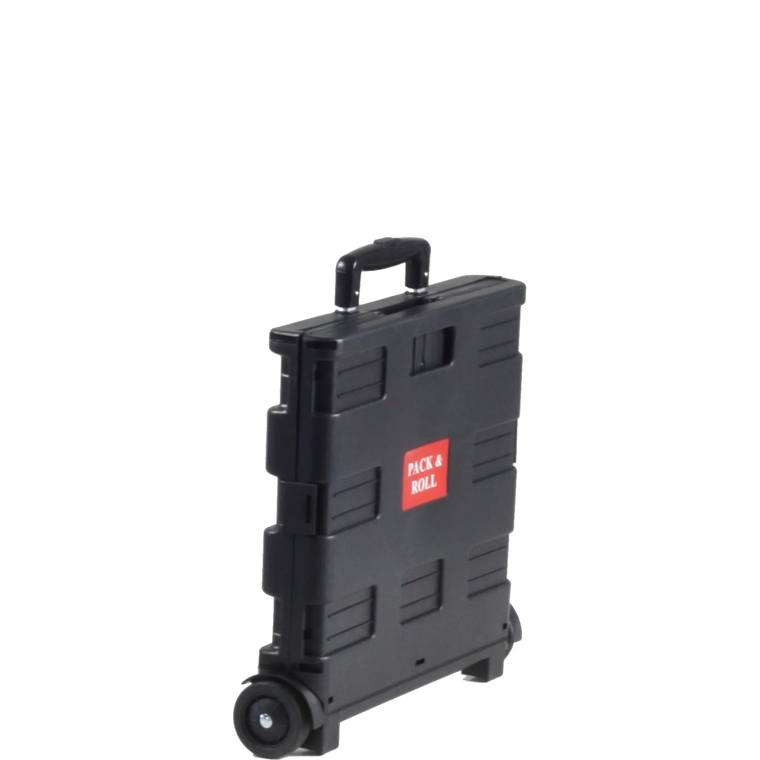Carrello da officina nero t.b.t. con ruote e maniglia di traino.