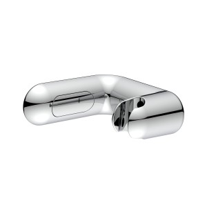 Supporto doccia cromato per accessori doccia.