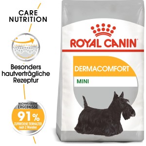 Royal Canin Dermacomfort Mini cibo secco per cani con pelle sensibile, confezione da 1 kg.